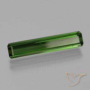 Turmalina Verde escuro Natural 1.78ct, Corte Octógono / Esmeralda, VS