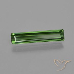 Turmalina Verde Terroso Natural 0.90ct, Corte Octógono / Esmeralda, VS
