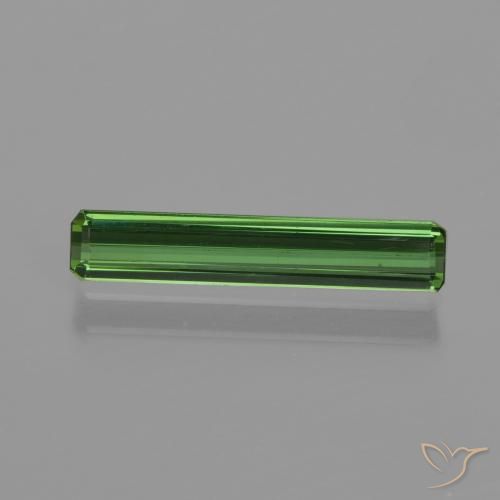 0.94ct Natural Verde Terroso Turmalina, Corte Esmeralda, VS