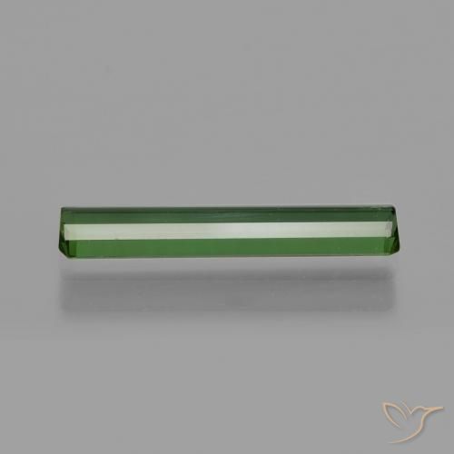 Turmalina Verde Terroso Natural 0.94ct, Corte Octógono / Esmeralda, VS
