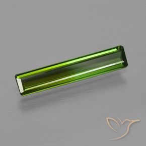 Turmalina Verde Terroso Natural 0.99ct, Corte Octógono / Esmeralda, VS