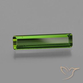 Turmalina Verde floresta Natural 1.08ct, Corte Octógono / Esmeralda, VS