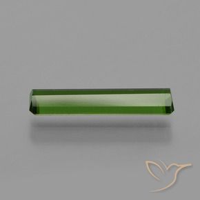 Turmalina Verde floresta Natural 1.08ct, Corte Octógono / Esmeralda, VS