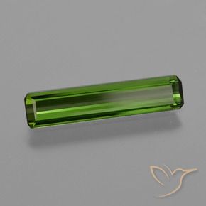 Turmalina Verde Terroso Natural 1.08ct, Corte Octógono / Esmeralda, VS