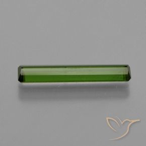 Turmalina Verde Terroso Natural 1.08ct, Corte Octógono / Esmeralda, VS