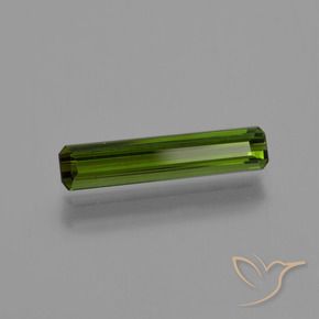 Turmalina Verde médio Natural 0.80ct, Corte Octógono / Esmeralda, VVS-VS