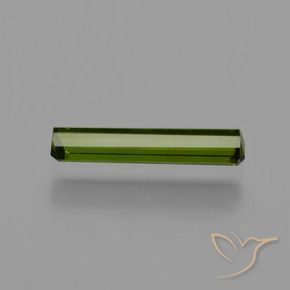 Turmalina Verde médio Natural 0.80ct, Corte Octógono / Esmeralda, VVS-VS