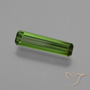 Turmalina Verde floresta Natural 0.81ct, Corte Octógono / Esmeralda, VVS-VS