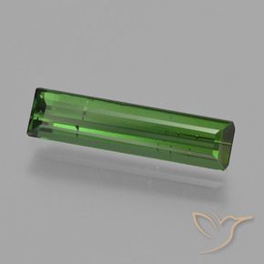 Turmalina Verde médio Natural 1.35ct, Corte Octógono / Esmeralda, VS-SI