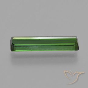 Turmalina Verde médio Natural 1.35ct, Corte Octógono / Esmeralda, VS-SI