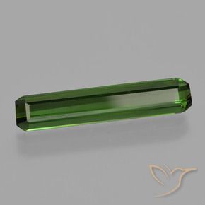 Turmalina Verde médio Natural 1.73ct, Corte Octógono / Esmeralda, VVS-VS