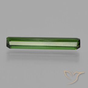 Turmalina Verde médio Natural 1.73ct, Corte Octógono / Esmeralda, VVS-VS