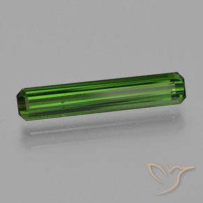 Turmalina Verde escuro Natural 1.57ct, Corte Octógono / Esmeralda, VS
