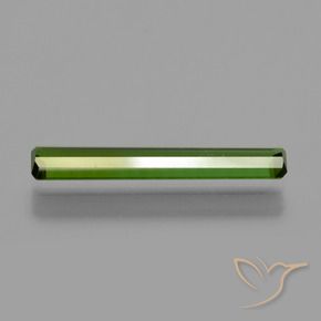 Turmalina verde escuro Natural 0.83ct, Corte Octógono / Esmeralda, VVS-VS