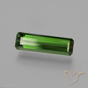 Turmalina Verde escuro Natural 1.35ct, Corte Octógono / Esmeralda, VVS-VS