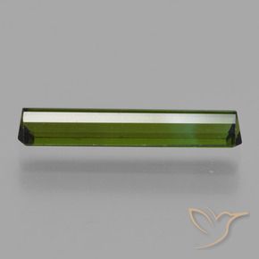 Turmalina Verde Terroso Natural 1.35ct, Corte Octógono / Esmeralda, VVS-VS