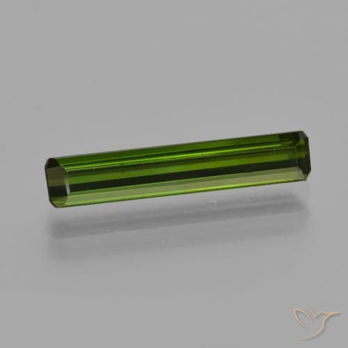 1.37ct Natural Verde floresta Turmalina, Corte Esmeralda, VVS-VS