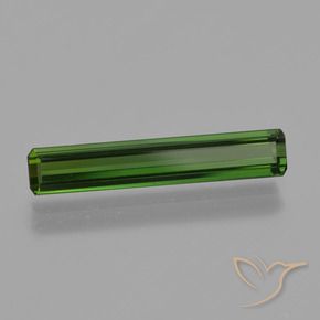 Turmalina verde escuro Natural 1.33ct, Corte Octógono / Esmeralda, VVS-VS