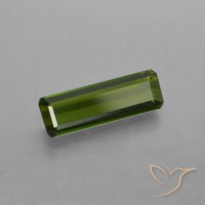 Turmalina Verde floresta Natural 0.92ct, Corte Octógono / Esmeralda, VS
