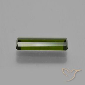 Turmalina Verde floresta Natural 0.92ct, Corte Octógono / Esmeralda, VS