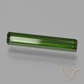 Turmalina Verde Terroso Escuro Natural 1.80ct, Corte Octógono / Esmeralda, VS