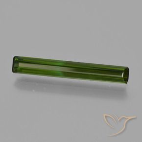Turmalina Verde médio Natural 1.24ct, Corte Octógono / Esmeralda, VS