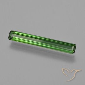 Turmalina Verde médio-escuro Natural 1.58ct, Corte Octógono / Esmeralda, VS