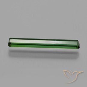 Turmalina Verde médio-escuro Natural 1.58ct, Corte Octógono / Esmeralda, VS