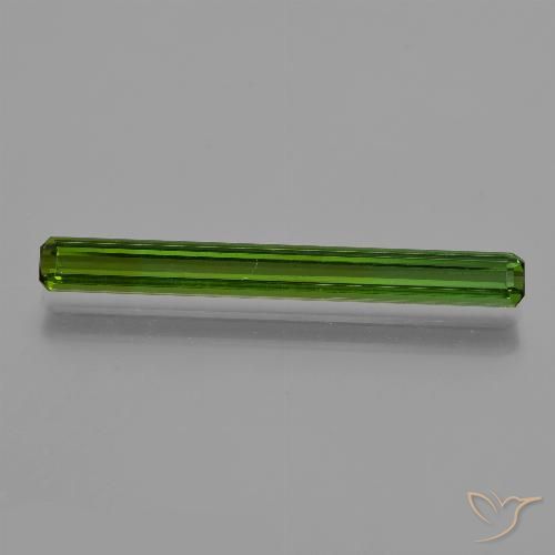 1.94ct Natural Verde médio Turmalina, Corte Esmeralda, VS