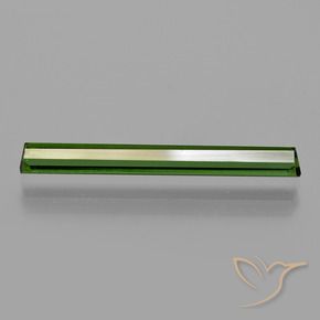 Turmalina verde escuro Natural 1.47ct, Corte Octógono / Esmeralda, VVS-VS