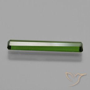 Turmalina Verde médio-escuro Natural 1.48ct, Corte Octógono / Esmeralda, VS