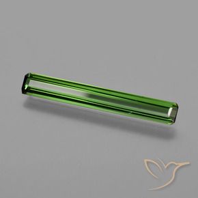 Turmalina Verde floresta Natural 1.38ct, Corte Octógono / Esmeralda, VS