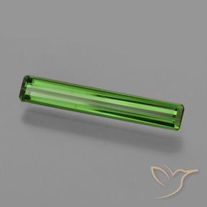 Turmalina Verde médio-escuro Natural 1.24ct, Corte Octógono / Esmeralda, VS