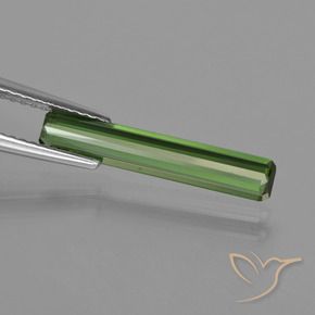 Turmalina Verde médio Natural 1.21ct, Corte Octógono / Esmeralda, VS