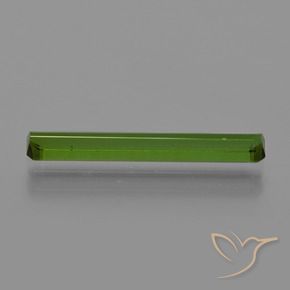 Turmalina Verde floresta Natural 1.26ct, Corte Octógono / Esmeralda, VVS-VS