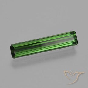 Turmalina Verde médio-escuro Natural 1.23ct, Corte Octógono / Esmeralda, VS