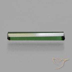 Turmalina Verde médio-escuro Natural 1.23ct, Corte Octógono / Esmeralda, VS