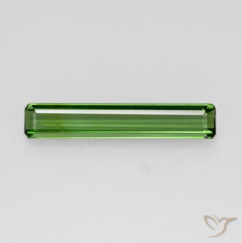 Turmalina Verde médio Natural 1.20ct, Corte Octógono / Esmeralda, VVS-VS