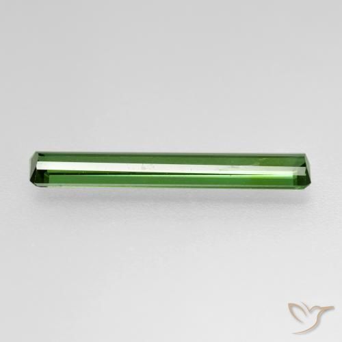Turmalina Verde médio Natural 1.20ct, Corte Octógono / Esmeralda, VVS-VS