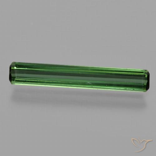 1.22ct Natural Verde floresta Turmalina, Corte Esmeralda, VVS-VS