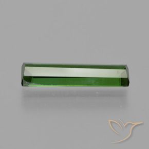 Turmalina Verde escuro Natural 1.20ct, Corte Octógono / Esmeralda, VS