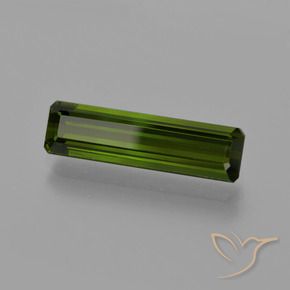 Turmalina Verde médio Natural 2.36ct, Corte Octógono / Esmeralda, VVS-VS