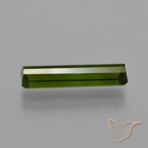 Turmalina Verde médio Natural 2.36ct, Corte Octógono / Esmeralda, VVS-VS