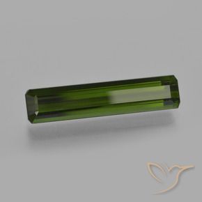Turmalina Verde escuro Natural 2.85ct, Corte Octógono / Esmeralda, VVS-VS