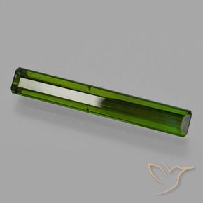Turmalina Verde escuro Natural 2.86ct, Corte Octógono / Esmeralda, VS-SI
