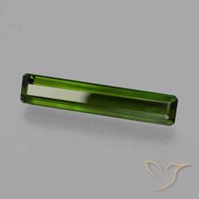 Turmalina verde escuro Natural 2.83ct, Corte Octógono / Esmeralda, VVS-VS