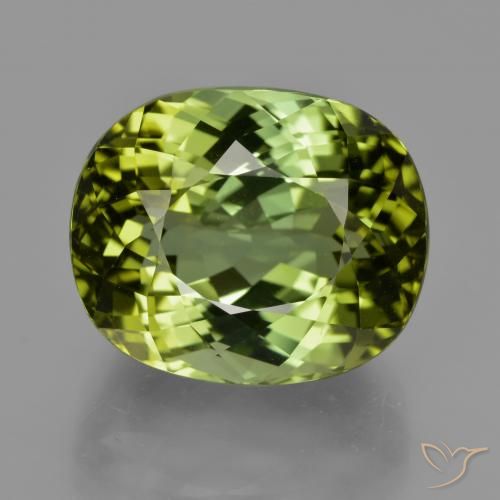 Turmalina verde solta de 24,08 ct, corte oval de 17,4 x 14,5 mm de Moçambique, Photo A