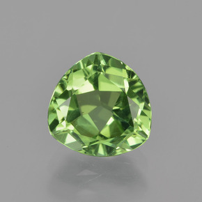 Turmalina verde floresta natural 1,86ct, trillion, VS