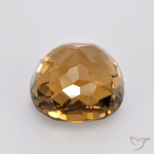 Turmalina Castanho Cedro Claro Natural 4.06ct, Almofada, VVS