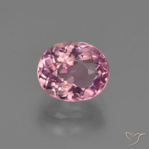 Turmalina Magenta Médio Natural 1,43ct, Corte Oval, VS